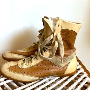 Vintage Pony Men’s Leather Boxing Shoes